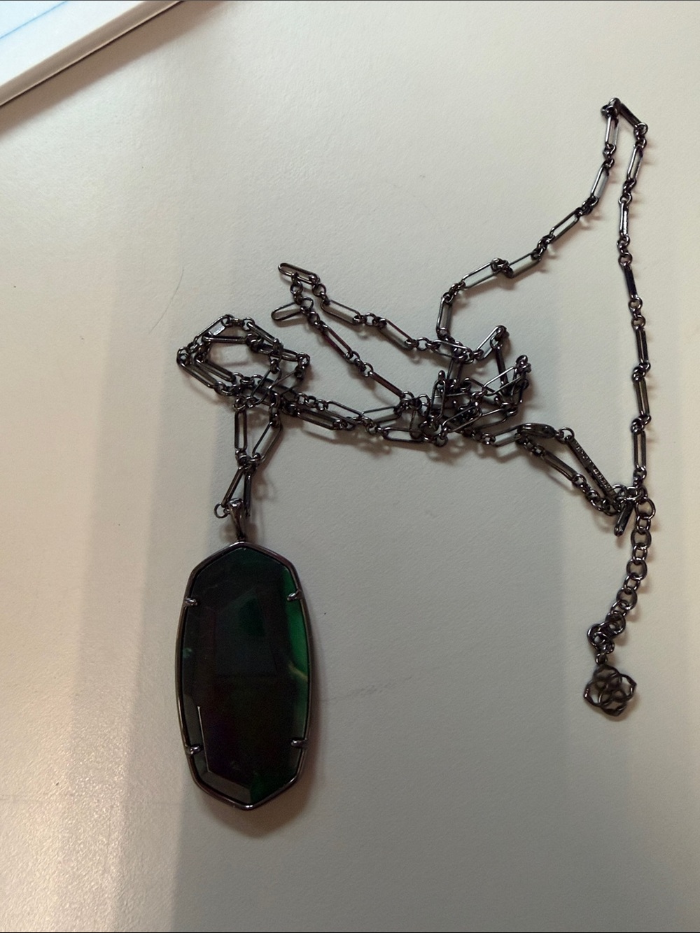 Kenda Scott Green Stone Pendant Necklace - Women's Jewelry